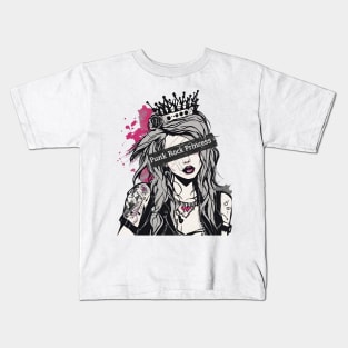 Punk Rock Princess Kids T-Shirt